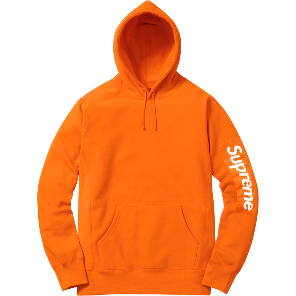 supreme-2017ss-sleeve-patch-hooded-sweatshirt