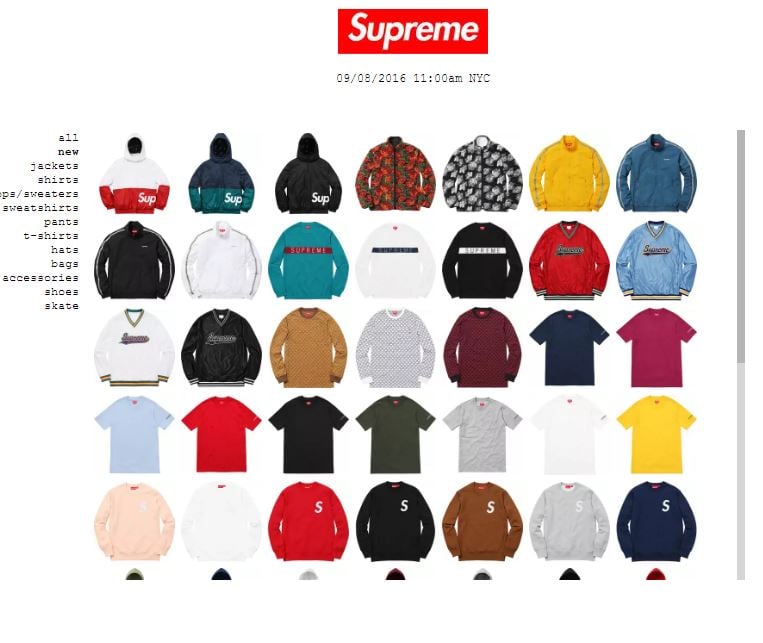 supreme online store