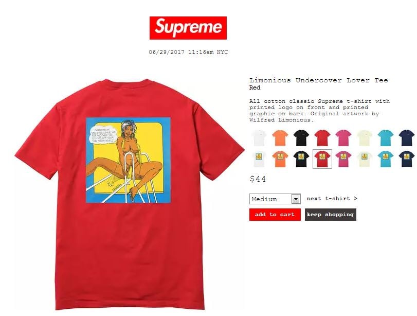 Supreme 公式通販サイトで7月1日 Week19に発売予定のアイテム画像