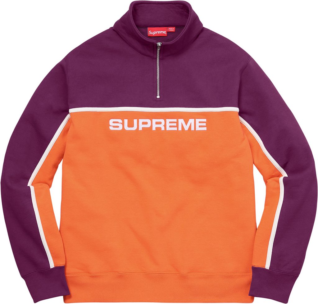 supreme-2017aw-fall-winter-2-tone-half-zip-sweatshirt