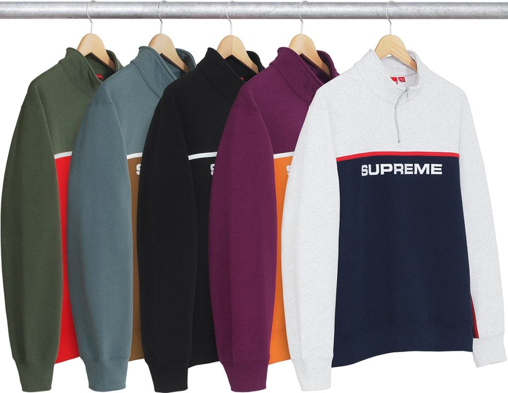 supreme-2017aw-fall-winter-2-tone-half-zip-sweatshirt