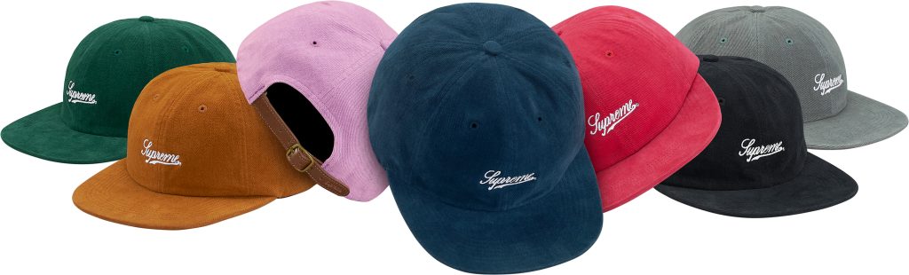 supreme-2017aw-fall-winter-brushed-twill-script-6-panel