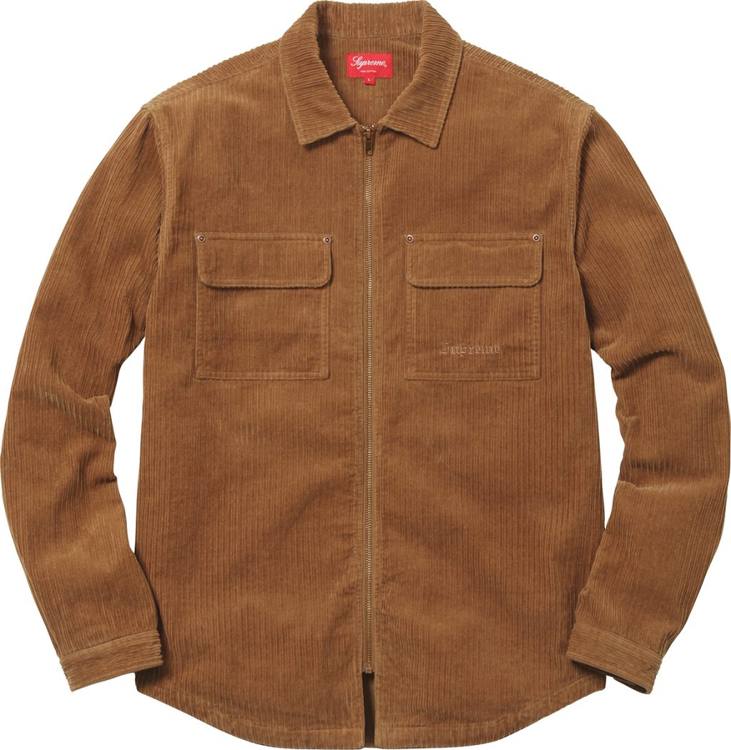 supreme-2017aw-fall-winter-corduroy-zip-up-shirt
