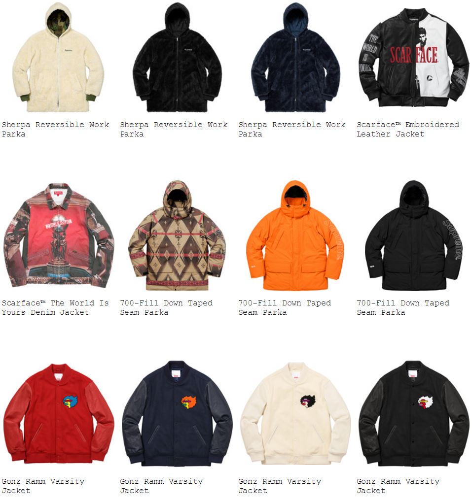 supreme-2017aw-fall-winter-jackets-all