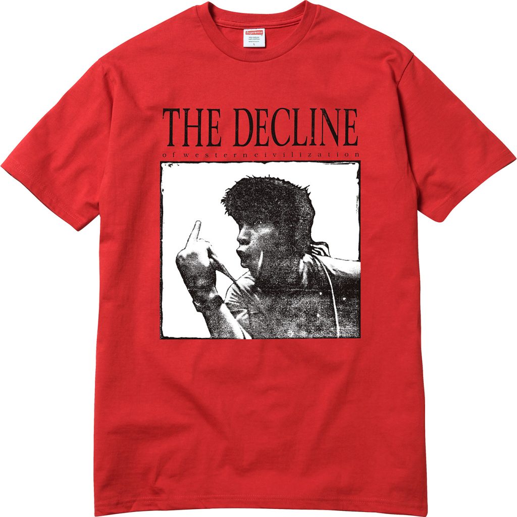 supreme-2017aw-fall-winter-decline-of-western-civilization-tee