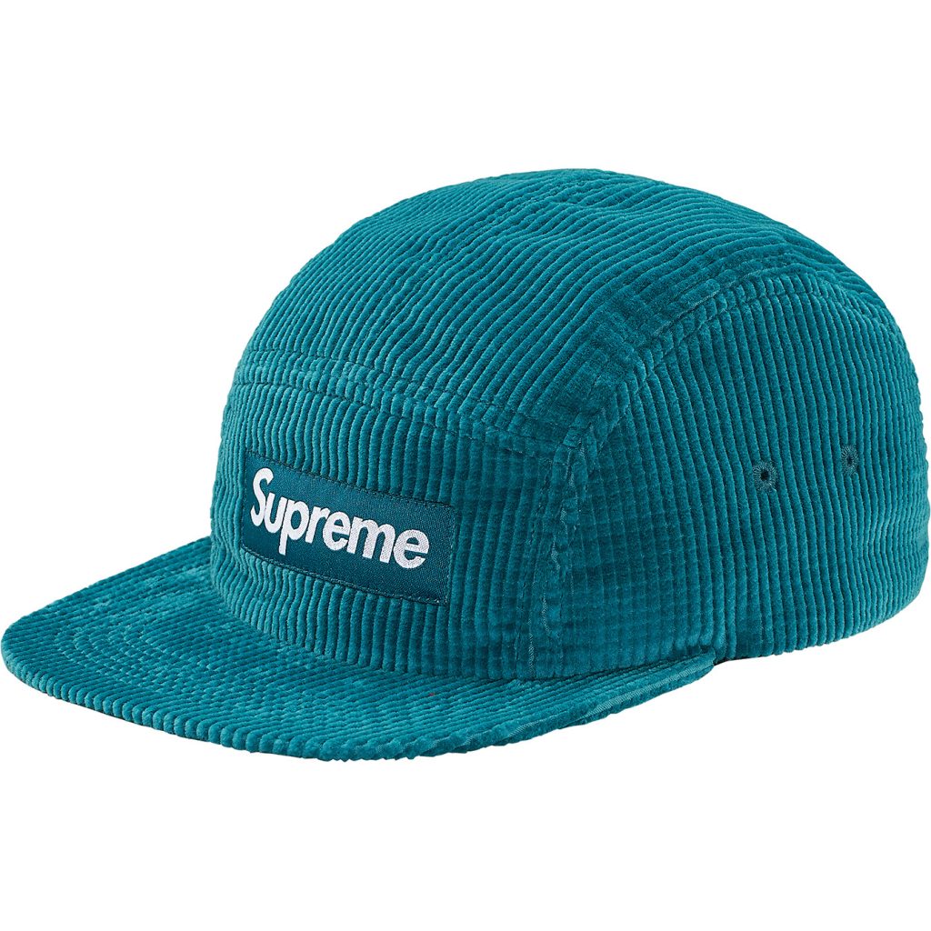 supreme-2017aw-fall-winter-waffle-corduroy-camp-cap