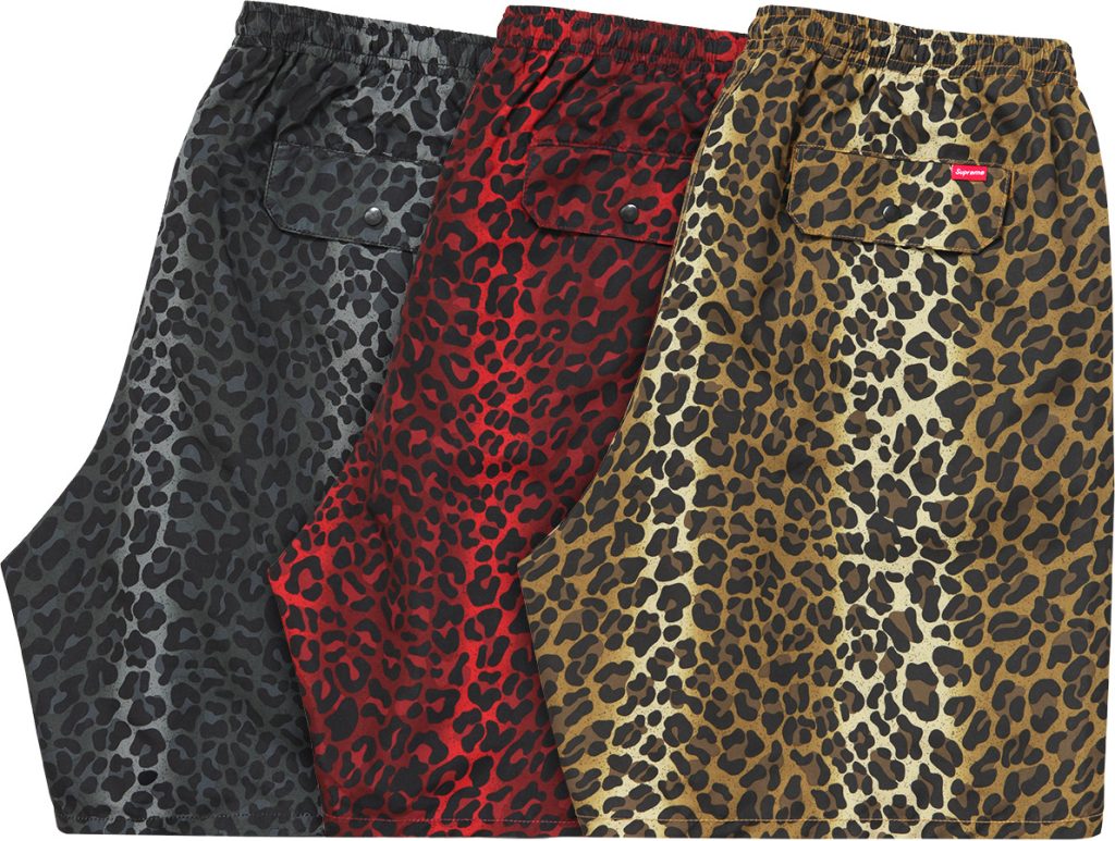 supreme-leopard-water-short-2015ss