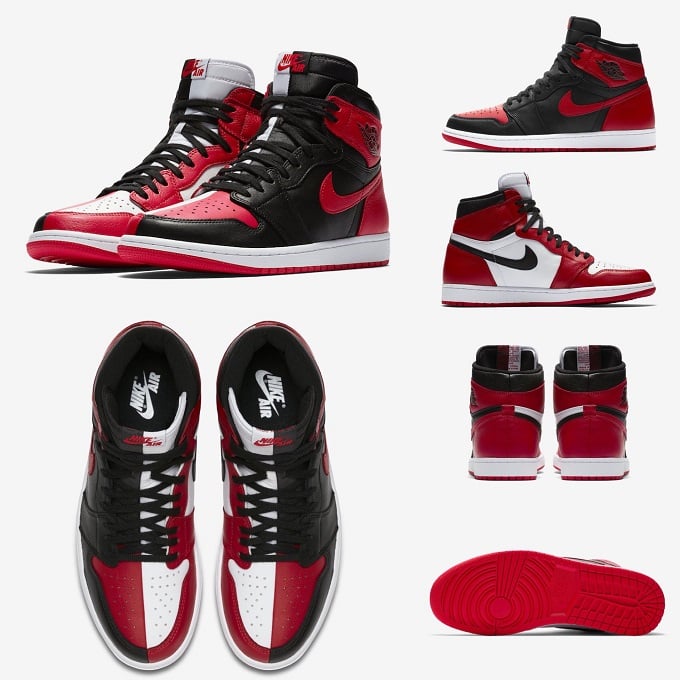 nike aj1 homage to home