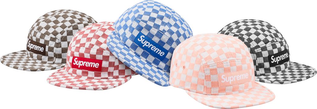 supreme-18ss-spring-summer-checkerboard-camp-cap
