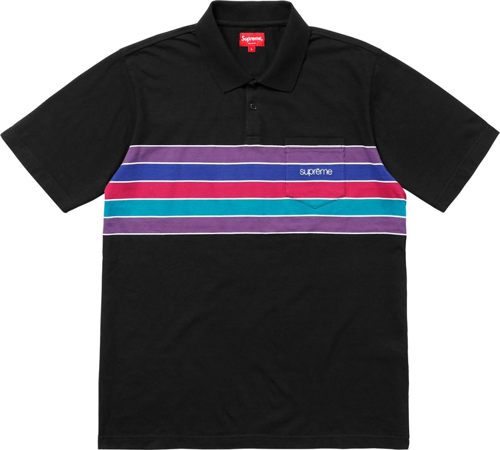 supreme-18ss-spring-summer-chest-stripes-polo