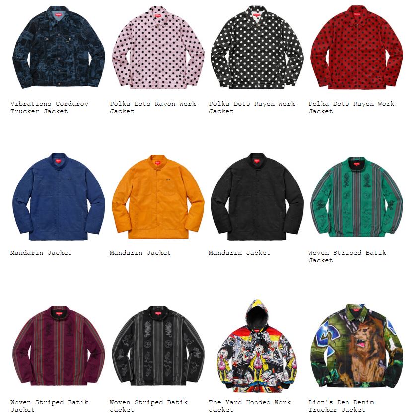 Supreme 18SS コレクションのジャケット一覧ページ2 | God Meets Fashion