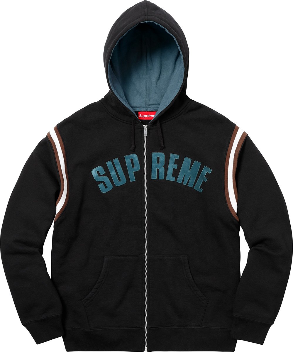 supreme-18ss-spring-summer-jet-sleeve-zip-up-hooded-sweatshirt