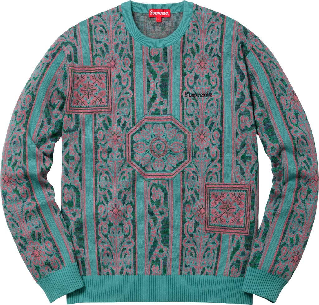 supreme-18ss-spring-summer-tapestry-sweater