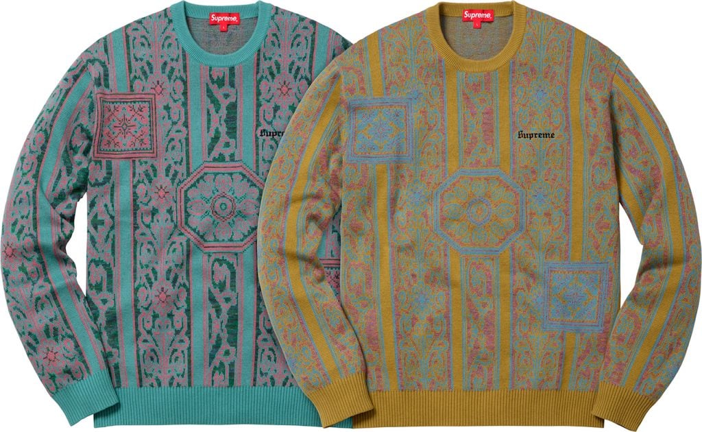 supreme-18ss-spring-summer-tapestry-sweater