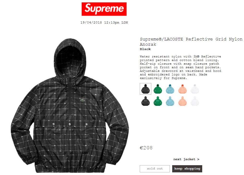 Supreme 公式通販サイトで4月21日 Week9に発売予定の新作アイテム 