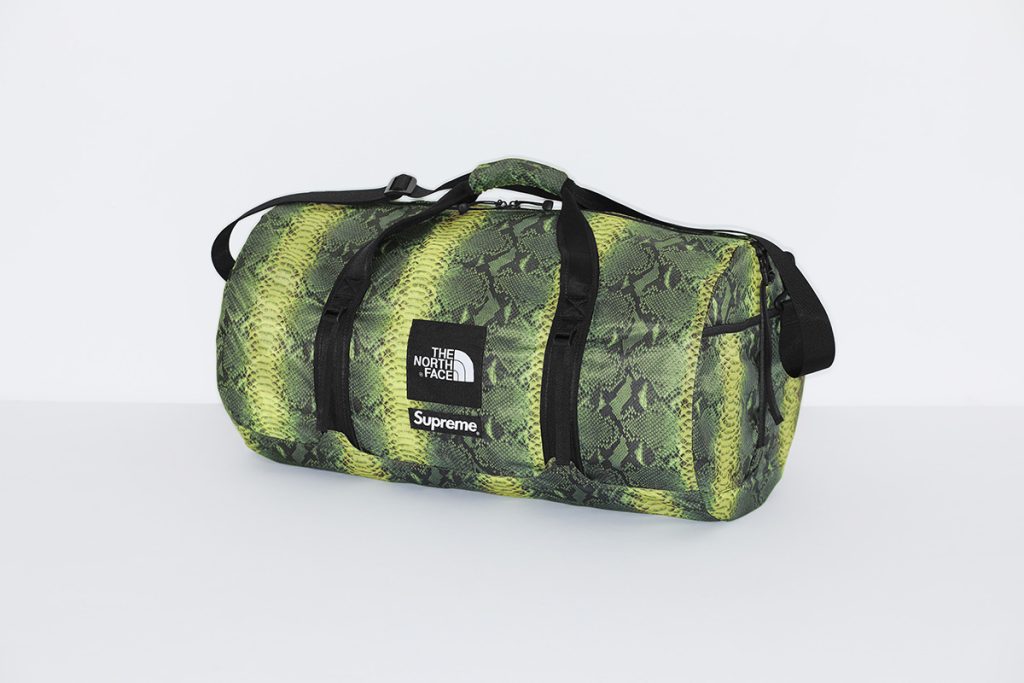 supreme-the-north-face-18ss-2nd-delivery-release-week16-20180609-snakeskin-flyweight-duffle-bag
