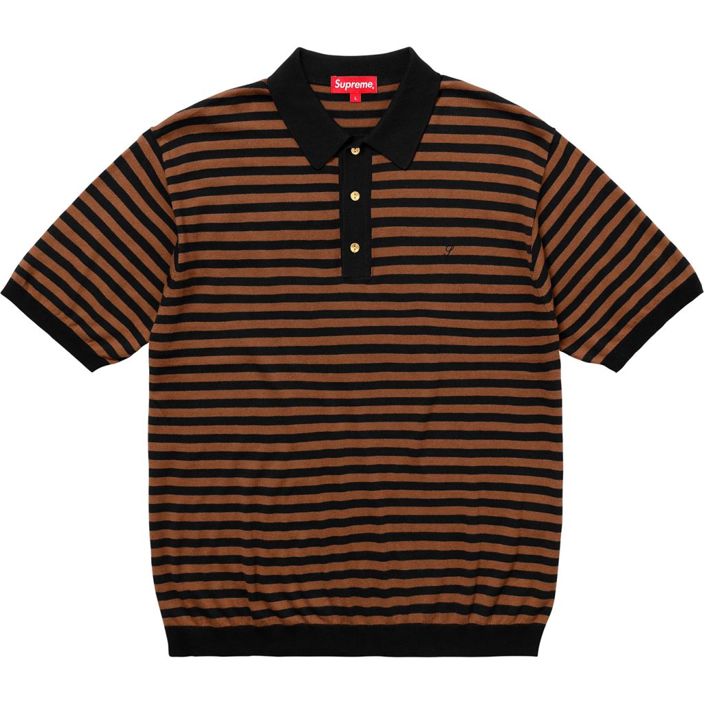 supreme-18ss-spring-summer-striped-knit-polo
