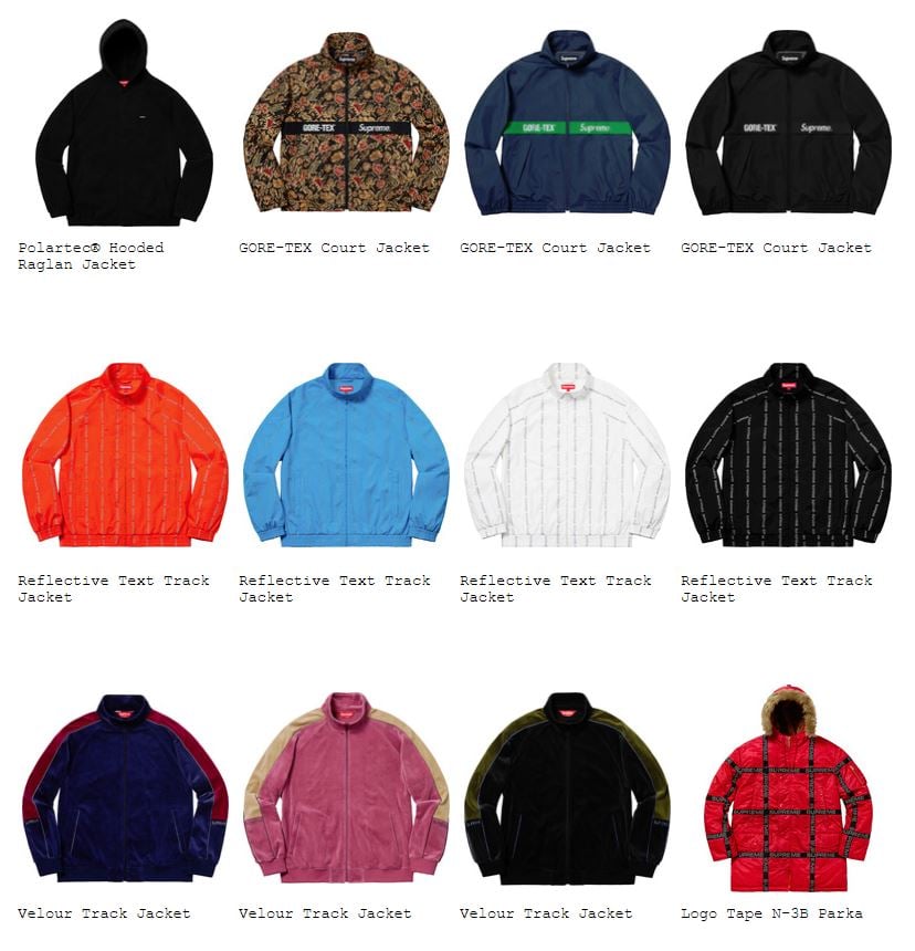 Supreme 18AW コレクションのジャケット一覧ページ1 | God Meets Fashion