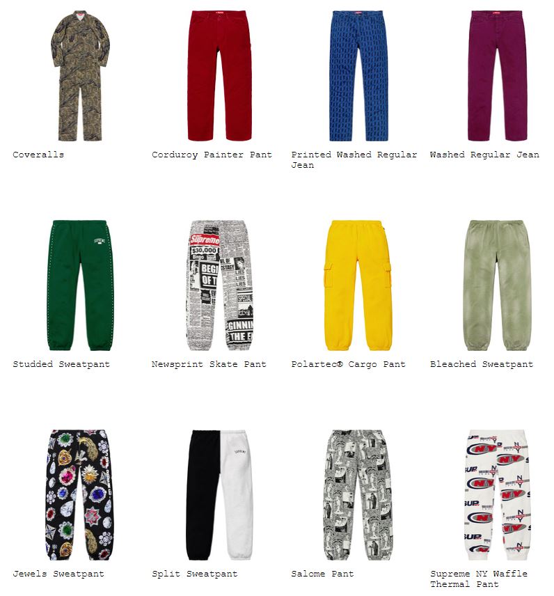 supreme-18aw-fall-winter-collection-pants