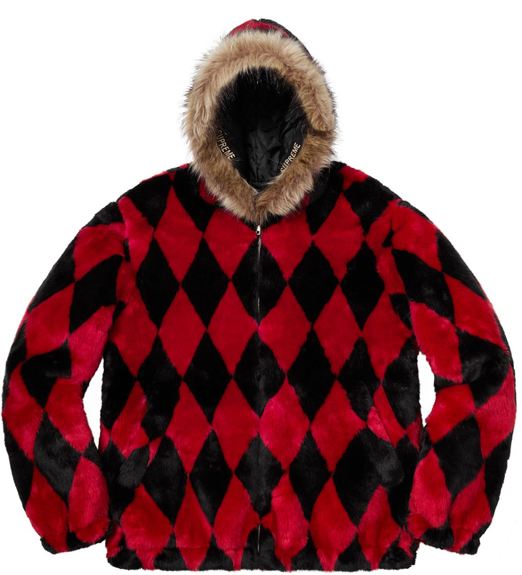 supreme-18aw-fall-winter-diamond-faux-fur-jacket
