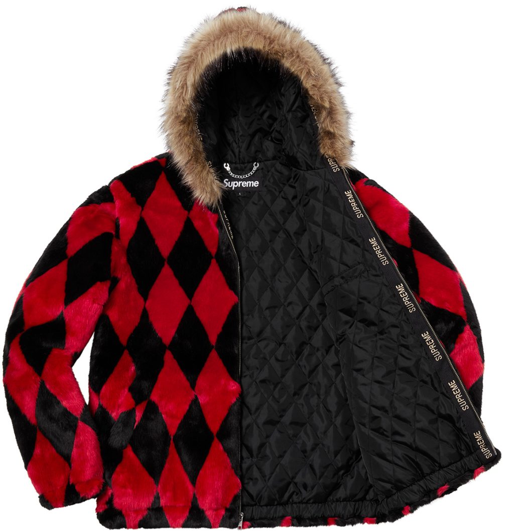 supreme-18aw-fall-winter-diamond-faux-fur-jacket