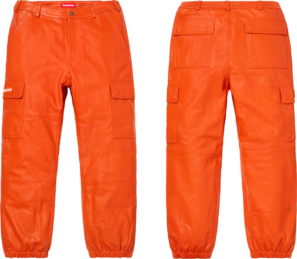 supreme-18aw-fall-winter-leather-cargo-pant