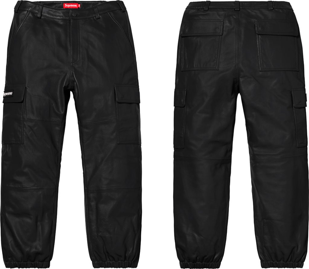 supreme-18aw-fall-winter-leather-cargo-pant