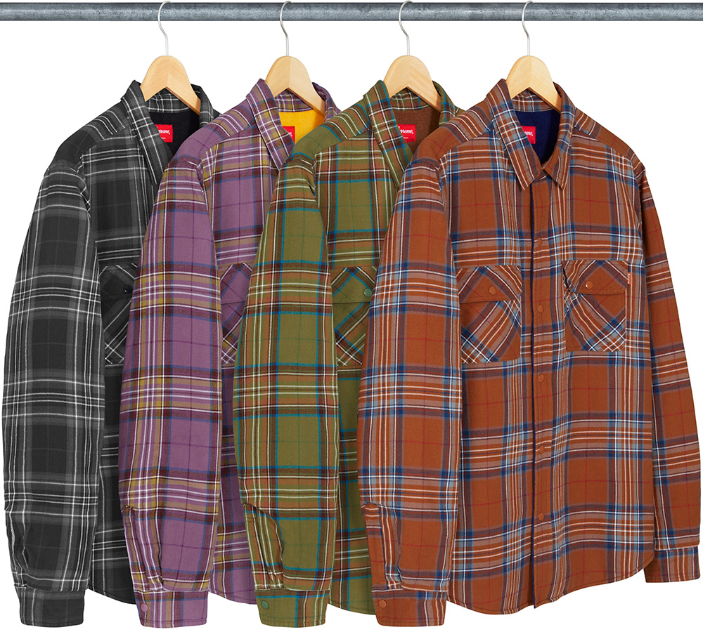 supreme 18fw Tartan L/S flannel shirt シャツ トップス メンズ 新品未開封です