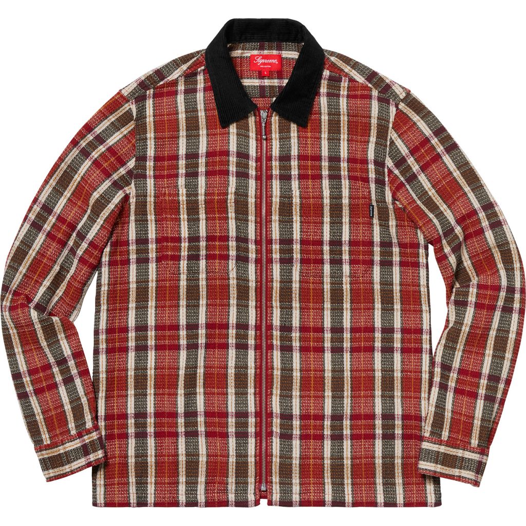 supreme-18aw-fall-winter-plaid-thermal-zip-up-shirt