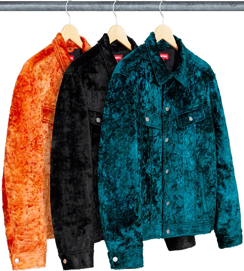 supreme-19ss-spring-summer-fuzzy-pile-trucker-jacket
