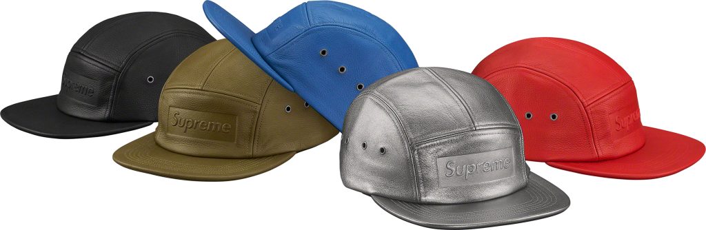 supreme-19ss-spring-summer-pebbled-leather-camp-cap