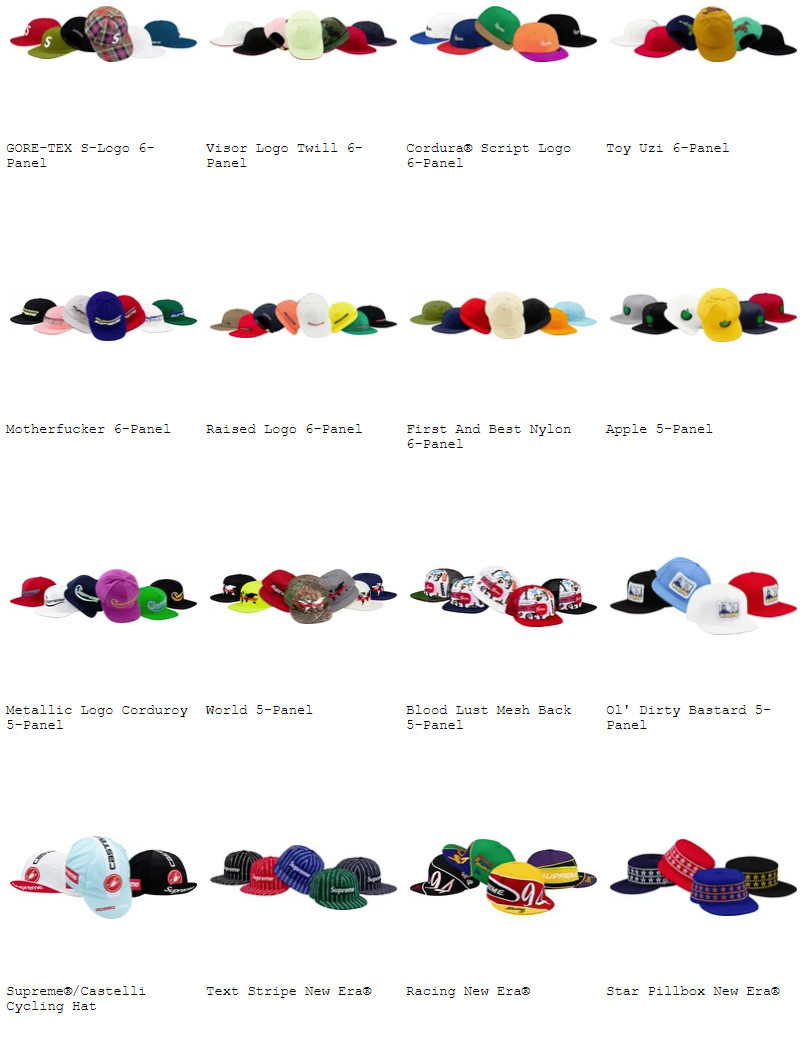 supreme-19ss-spring-summer-preview-cap