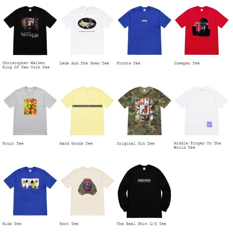 supreme-19ss-spring-summer-preview-tee