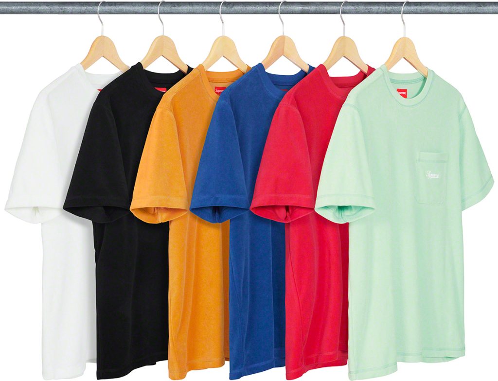 supreme-19ss-spring-summer-terry-pocket-tee