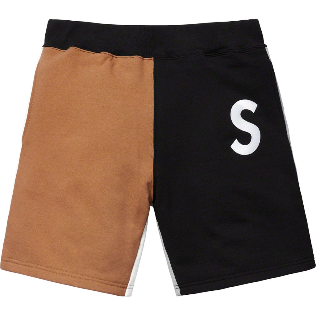 supreme-19ss-spring-summer-s-logo-colorblocked-sweatshort