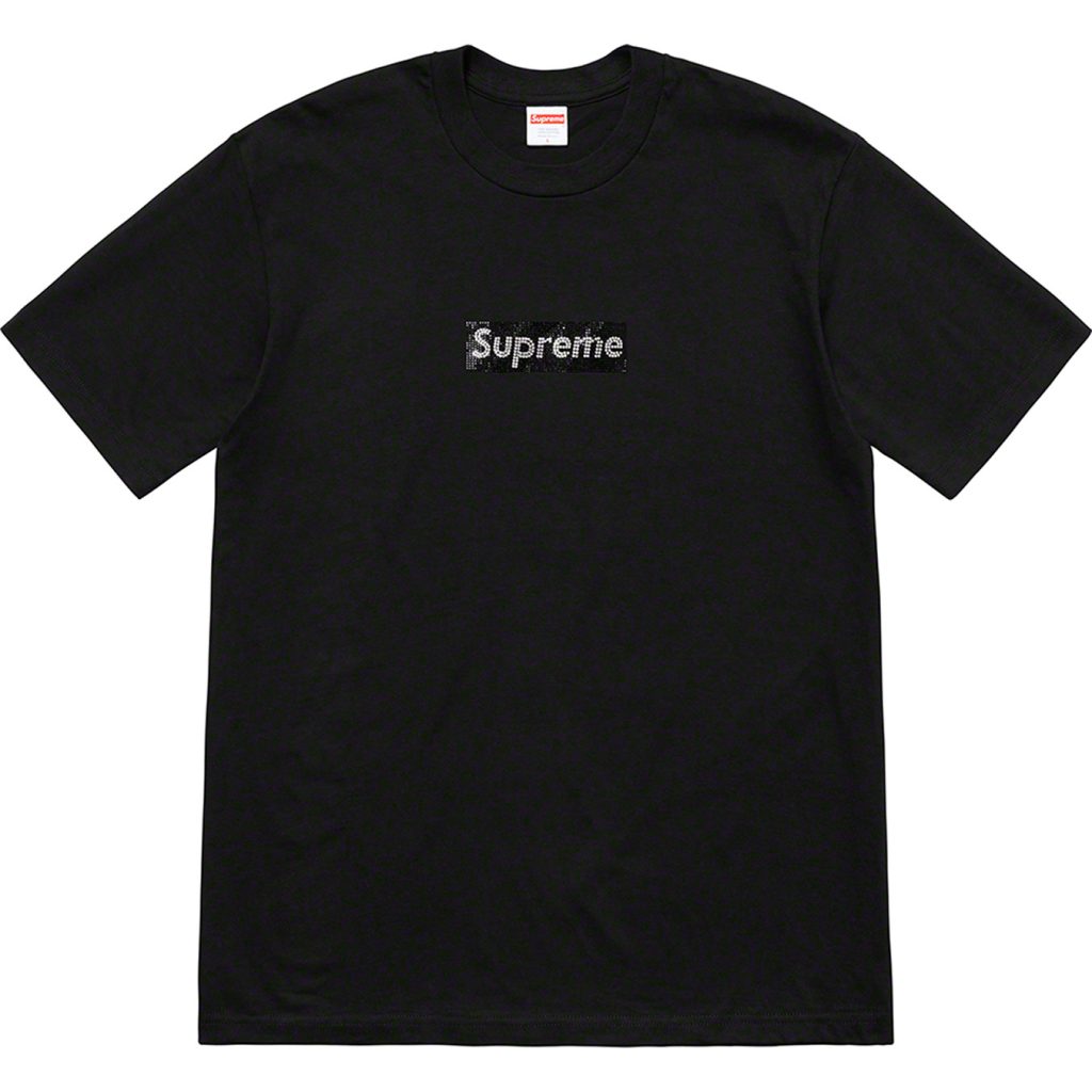 supreme-swarovski-box-logo-t-shirt-19ss-black