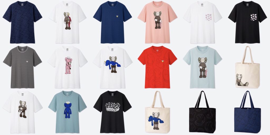 KAWS × UNIQLO UT 2019年コラボTシャツが8/9に再販予定【全モデル掲載 