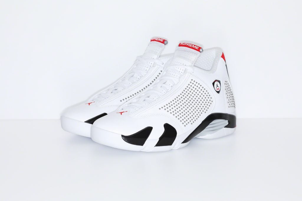 Supreme®/Nike® Air Jordan 14 白 us9 27cm