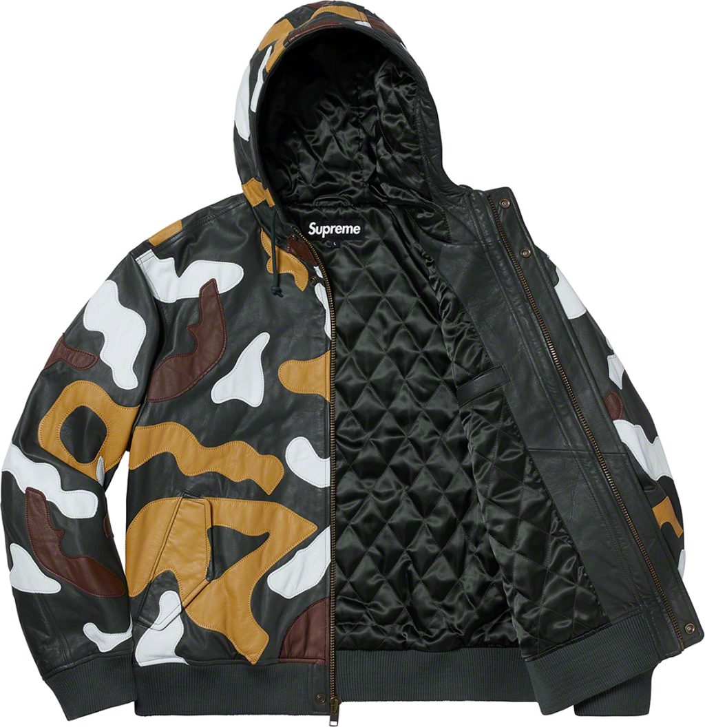 supreme-19aw-19fw-fall-winter-camo-leather-hooded-jacket