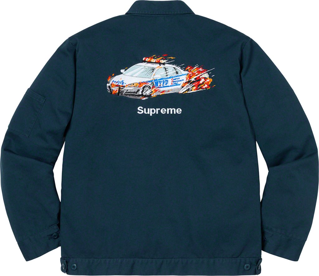 supreme-19aw-19fw-fall-winter-cop-car-embroidered-work-jacket