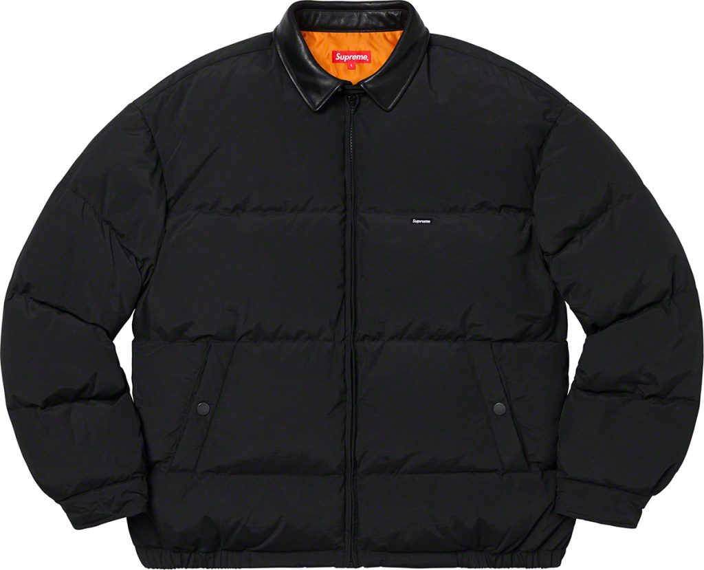 supreme-19aw-19fw-fall-winter-leather-collar-puffy-jacket