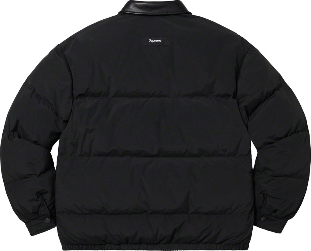 supreme-19aw-19fw-fall-winter-leather-collar-puffy-jacket