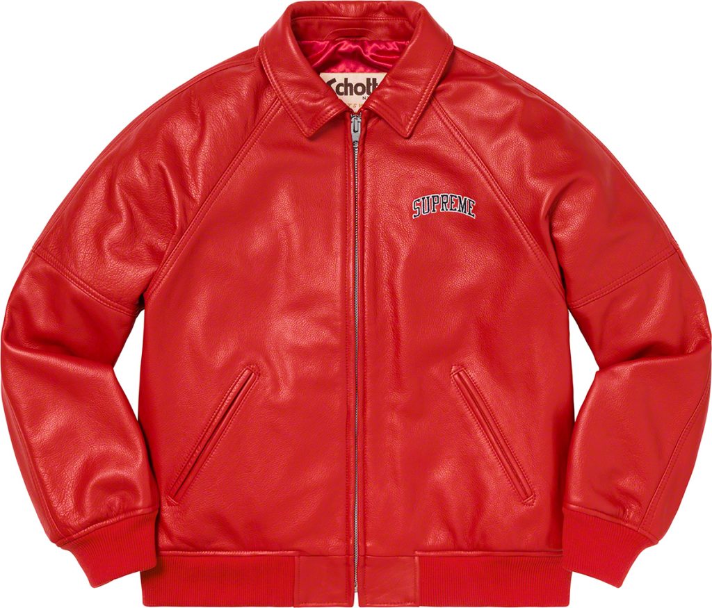 supreme-19aw-19fw-fall-winter-martin-wong-supreme-schott-8-ball-leather-varsity-jacket