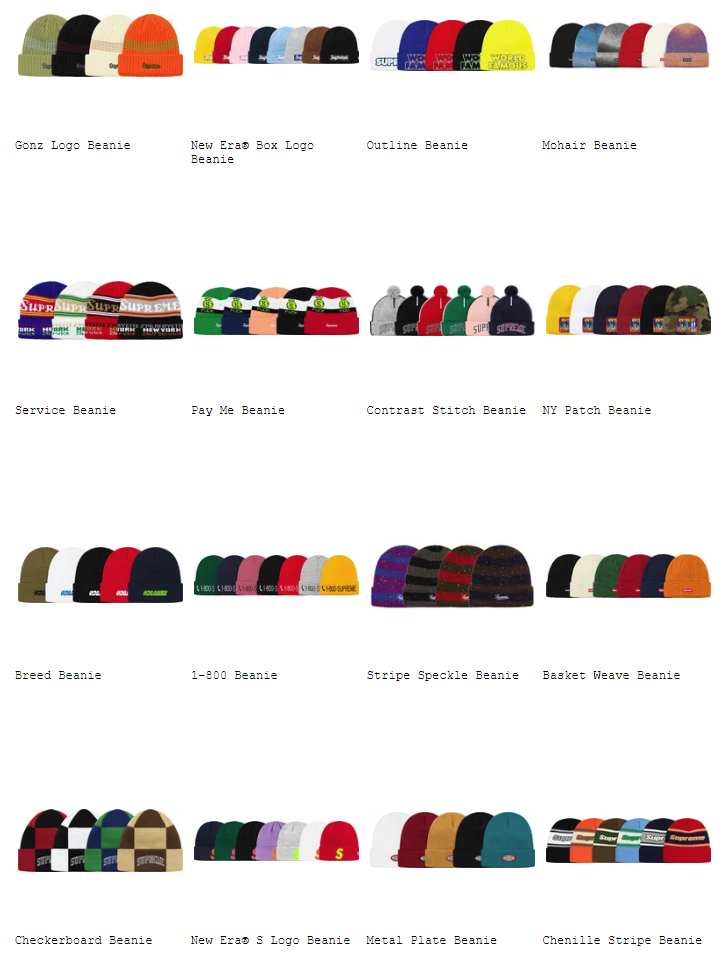 supreme-19aw-19fw-fall-winter-preview-cap