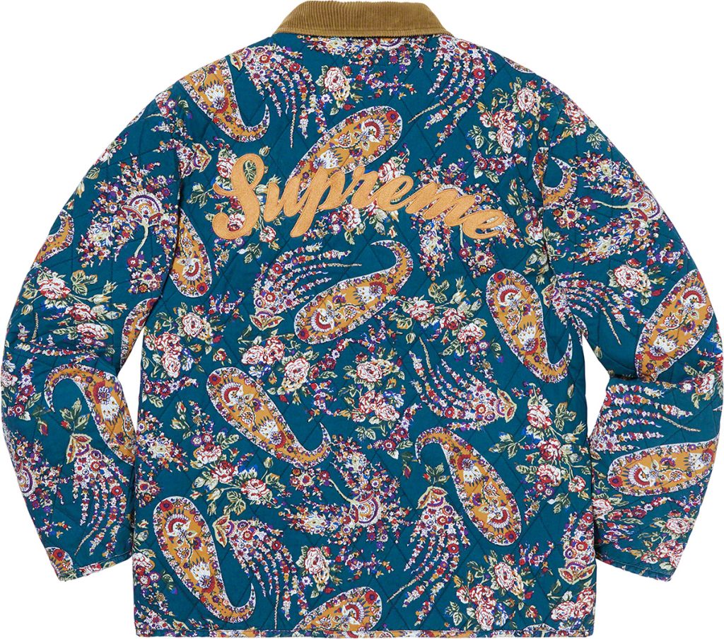 supreme-19aw-19fw-fall-winter-quilted-paisley-jacket