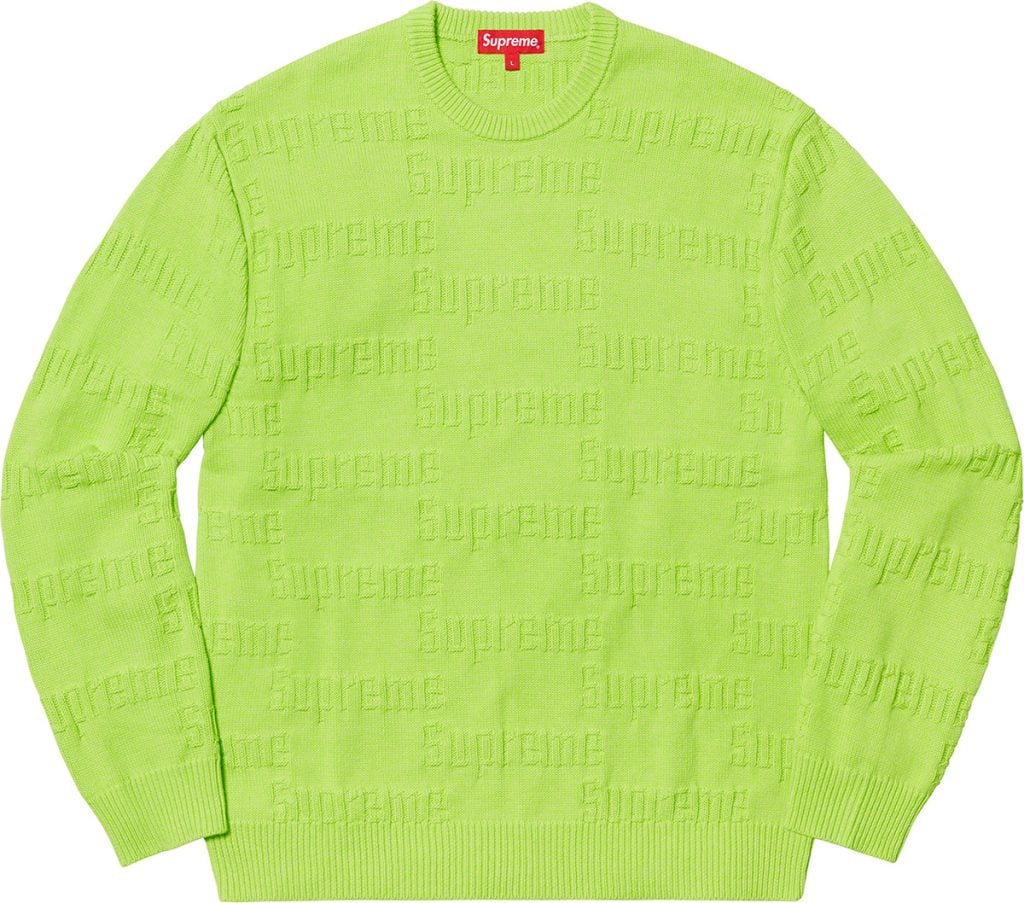 supreme-19aw-19fw-fall-winter-raised-logo-sweater