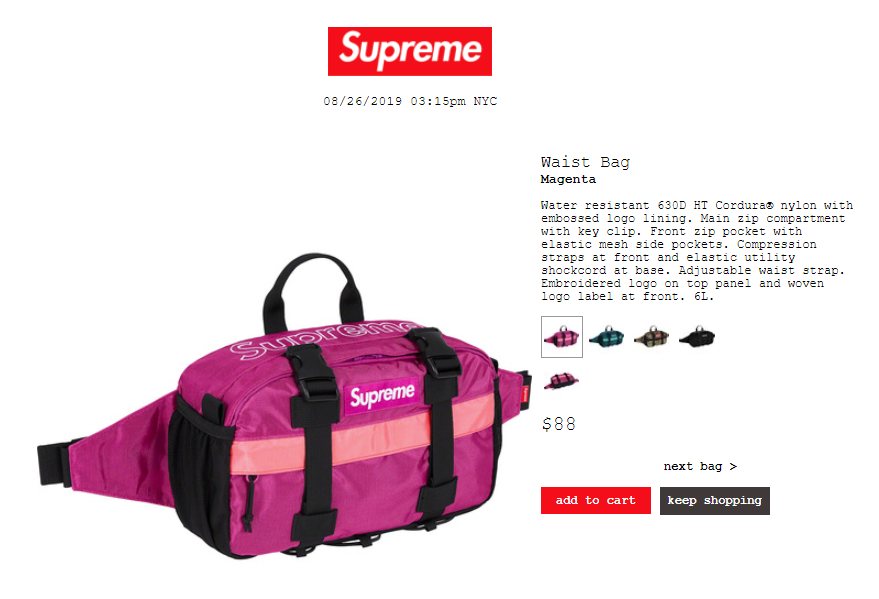 supreme-19aw-19fw-launch-20190824-week1-release-items-bags