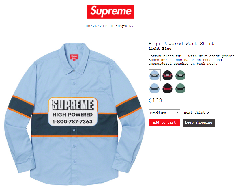 supreme-19aw-19fw-launch-20190824-week1-release-items-shirts