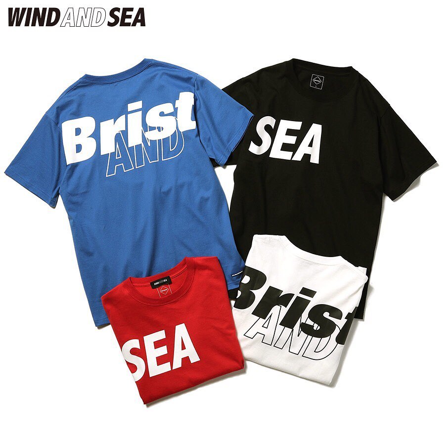 売れ済クリアランス WIND F.C.R.B AND TEE EMBLEM L/S SEA SEA Tシャツ/カットソー(七分/長袖)