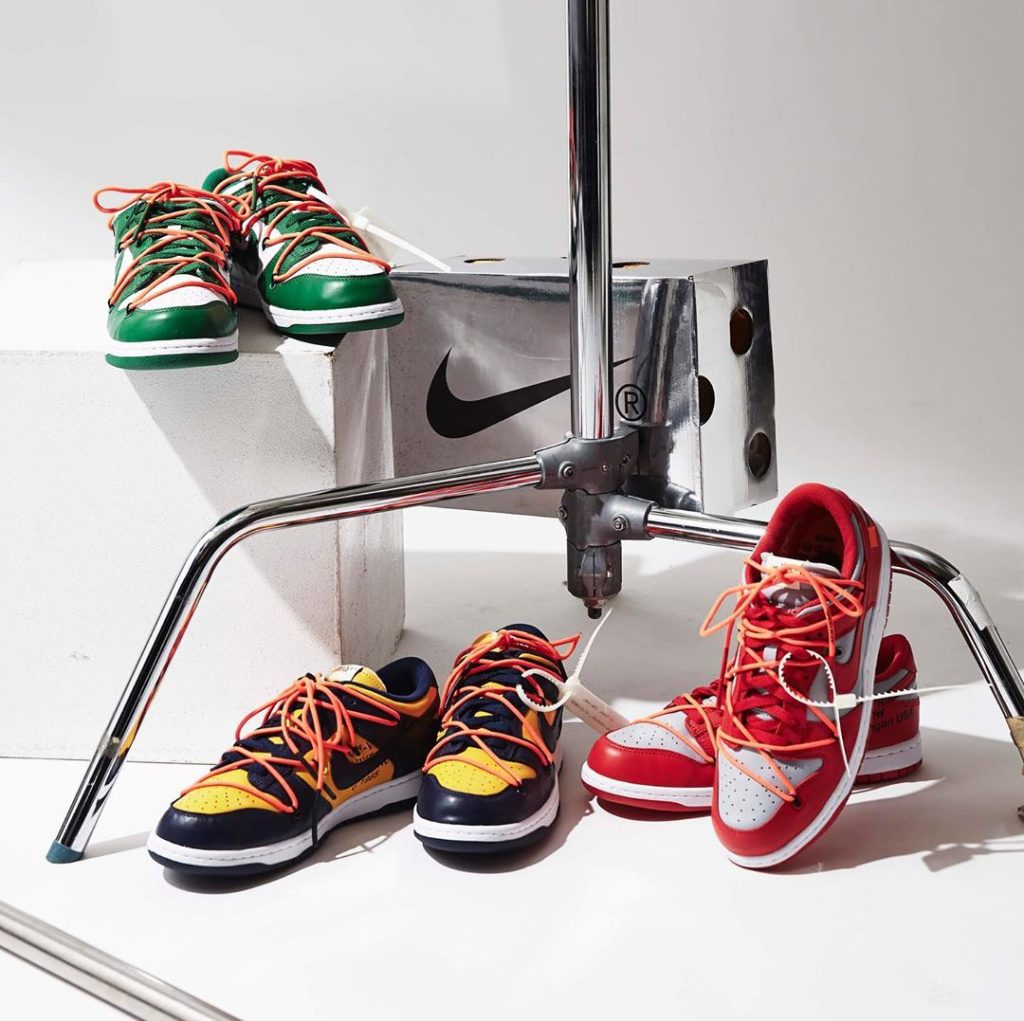 OFF-WHITE × NIKE DUNK LOW 3カラーが12/20に国内発売予定【直リンク 